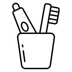 Perfect design icon of dental accessories