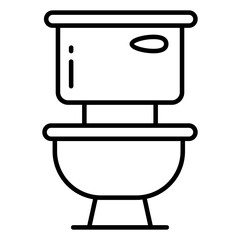 An icon design of commode