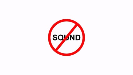 No sound icon vector mute audio symbol silent sign graphic illustration