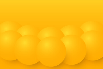 Abstract orange background with overlapping circles. The background features a smooth, orange gradient texture. Vibrant orange tones dominate. Minimal abstract circles vector gradient background