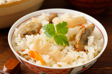 牡蠣ご飯