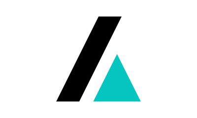 Modern Letter A Financial Logo	
