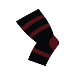 knee wraps vector art