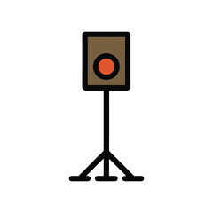 speaker stand vector art