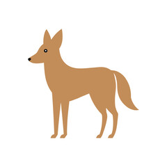 dhole vector art