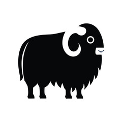 muskox vector art