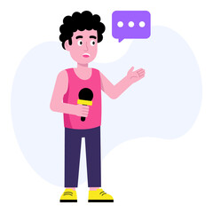 Talking with Confidence   PNG file on transparent background.