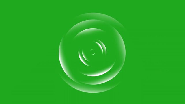 Realistic motion graphic of circular water waves spreading outward with smooth ripple effects. Perfect for ocean, pond, or raindrop scenes, background animations, relaxation visuals