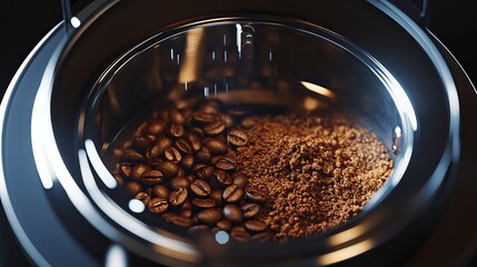 Experience the rich aroma and robust flavor of freshly ground coffee beans for your ultimate brewing pleasure.