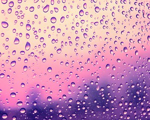 Abstract Pink Purple Water Droplets Background Texture