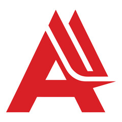 Creative letter a logo design vector template