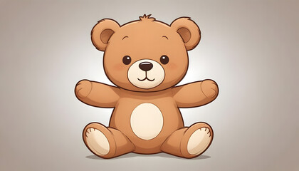 Fototapeta premium teddy bear vector illustration