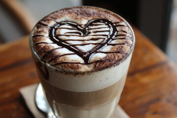cappuccino with heart