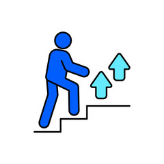 Icon a Career Advancement, isolated against a clean background.