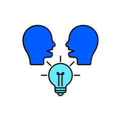 Icon a Mentoring Effectiveness, isolated against a clean background.