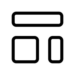 Vector black template icon on a transparent background