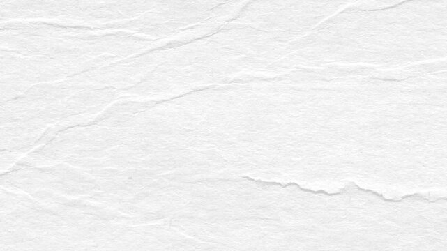 white crumpled paper background texture.looping background paper texture stop motion animation