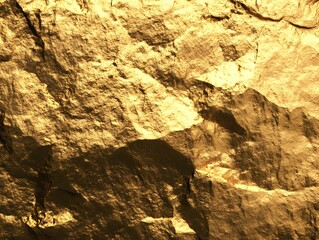 Fototapeta premium Golden Rock Texture Background Luxury Gold Stone Surface