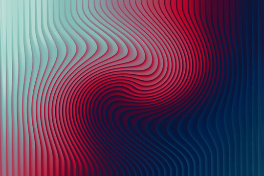 Abstract swirling vortex of red, white, and blue lines creating a dynamic and energetic visual effect with a sense of motion and depth