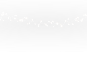 This lovely string lights PNG overlay features glowing white lights on a transparent background, ideal for your designs