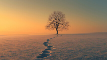 Solitary Path to the Tree of Silence