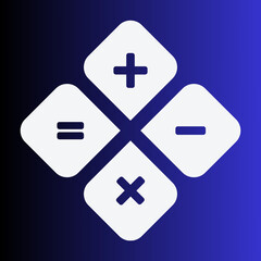 The vector illustration displays a medical icon featuring a plus sign and a minus symbol on a red and white button