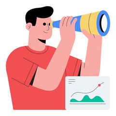 Marketing Vision PNG file on transparent background.