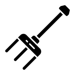 Perfect design icon of gardening rake