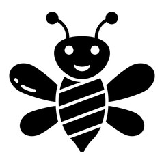 A unique design icon of bumblebee 