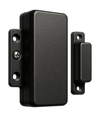 Obraz premium Durable, weatherproof window sensor for outdoor sheds with a sturdy rectangular design.