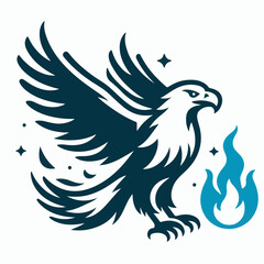 eagle with wings