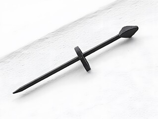 Black Metal Wall Peg Detail Architectural Hardware