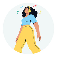 Freestyle Dancing Alone PNG file on transparent background.