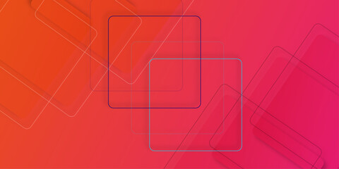 Overlapping geometric shapes creating a modern abstract design with shades of blue on a dark background. Minimal geometric background with dynamic hexagon lines. Vector Illustration.