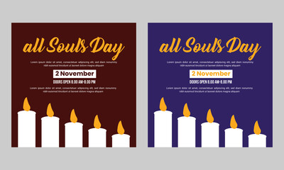 All Souls' Day social media post