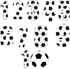 Footbal counting style