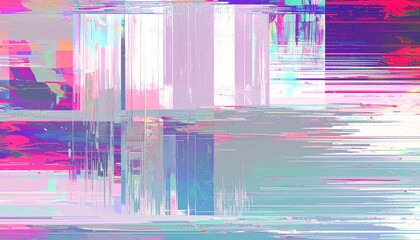 Vibrant Wavy Glass Texture with Reflections and Iridescent Light Abstract Background