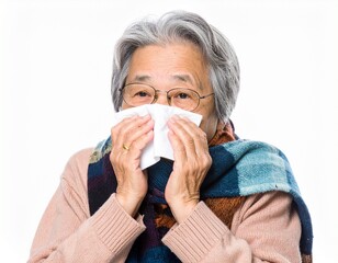 鼻をかむおばああさん2