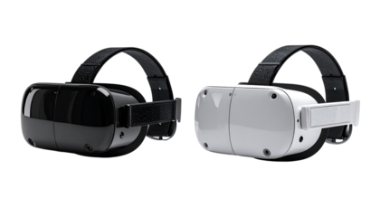VR Headset Duo Set, isolated on transparent background
