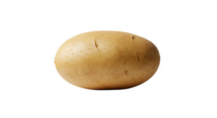 Isolated Realistic Potato Food Ingredient With Transparent Background