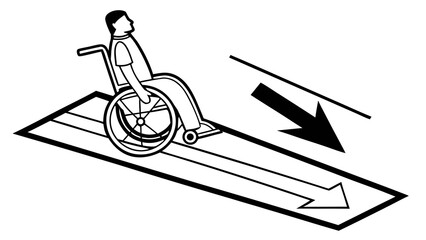 Fototapeta premium silhouette of a man riding a vheel