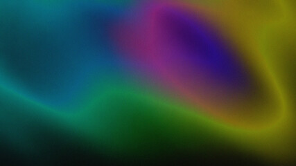 An abstract background with a colorful, textured surface, blending blue, green, yellow, and purple hues in a dynamic and visually appealing design