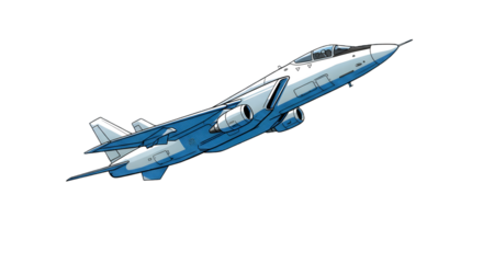 Pixel Art Fighter Jet Illustration Flying Against Black Background