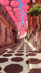 Fototapeta premium Grasse street France during summer