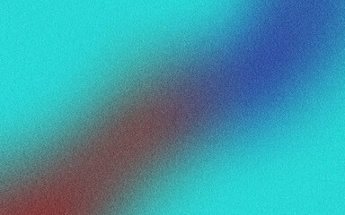 Diagonal Cyan and Red Grainy Abstract Swirl background