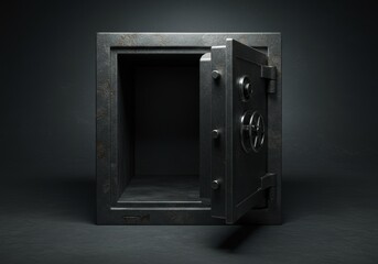 The Empty Safe A wide open safe with nothing inside bankruptcy