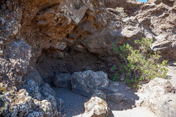 Caves Cuevas del Rey, Island Gran Canaria, Canary Islands, Spain, Europe.