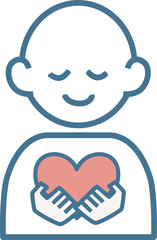 心の平穏のイメージイラスト