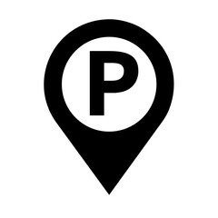 Parking location pin for navigation purposes