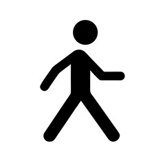 Simple stick figure walking
